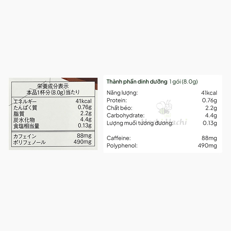 Cà phê sữa Cafe Au lait Blendy 64g(8gx8gói) thương hiệu AJINOMOTO AGF