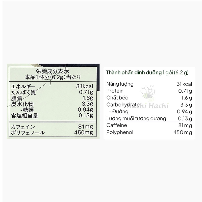 Cà phê sữa Espresso Au lait Blendy ít đường 49.6g (6.2gx8gói) thương hiệu AJINOMOTO AGF