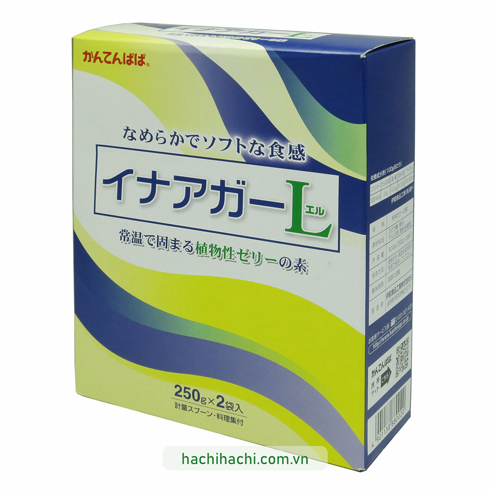 Bột làm rau câu Kanten Ina 500g (250gx2 gói) thương hiệu INA FOOD