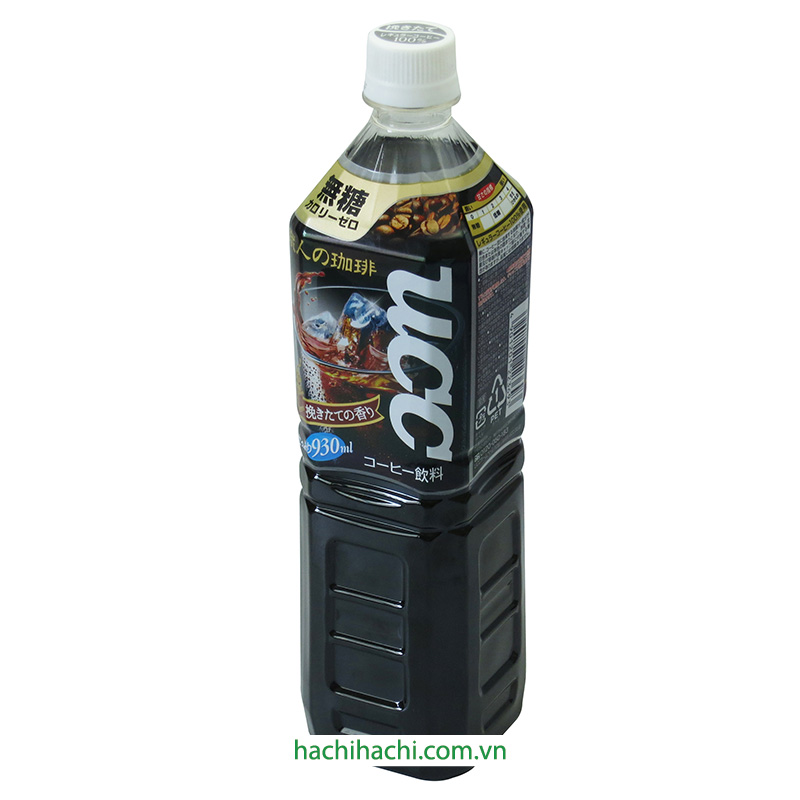 Cà phê đen không đường UCC  930ml thương hiệu UCC