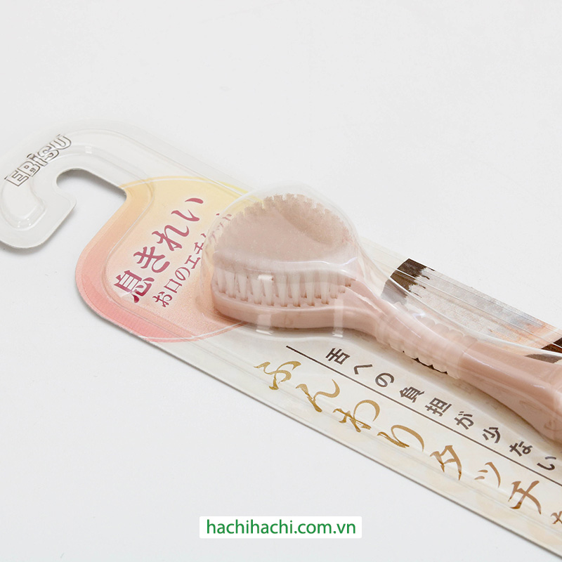 Dụng cụ vệ sinh lưỡi ngừa hôi miệng Ebisu loại mềm (Nhiều mẫu)-Giao mẫu ngẫu nhiên thương hiệu EBISU