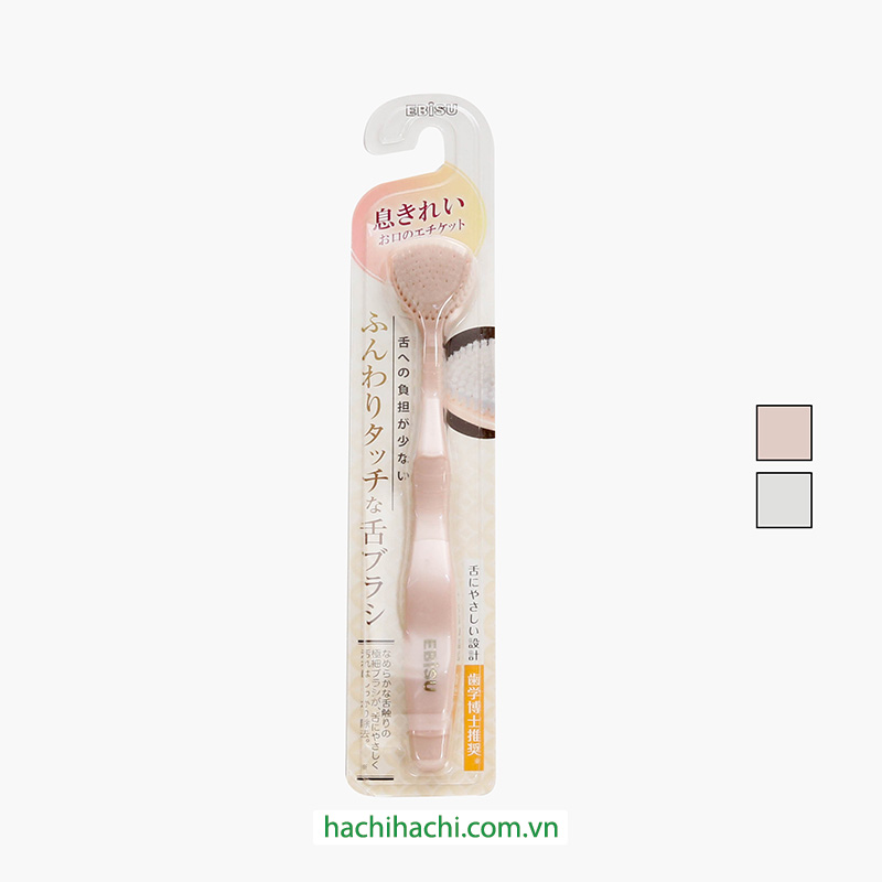 Dụng cụ vệ sinh lưỡi ngừa hôi miệng Ebisu loại mềm (Nhiều mẫu)-Giao mẫu ngẫu nhiên