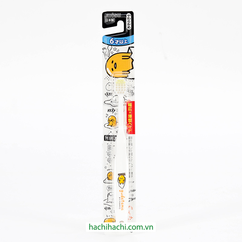 Bàn chải đánh răng cho bé từ 6 tuổi Ebisu Gudetama (Nhiều mẫu)-Giao mẫu ngẫu nhiên thương hiệu EBISU