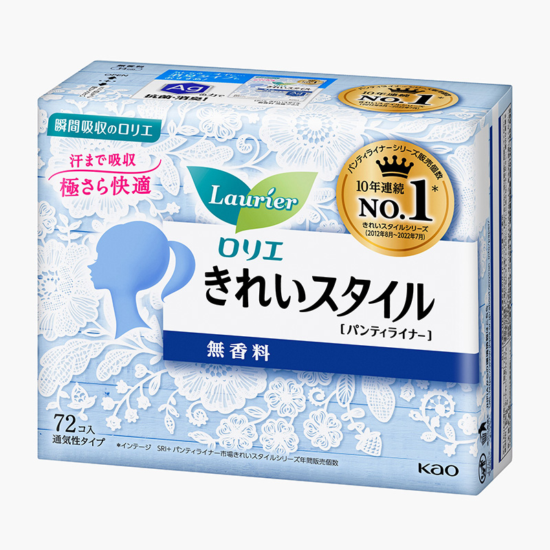 Băng vệ sinh hàng ngày siêu mỏng Laurier 14cm 72 miếng Không hương