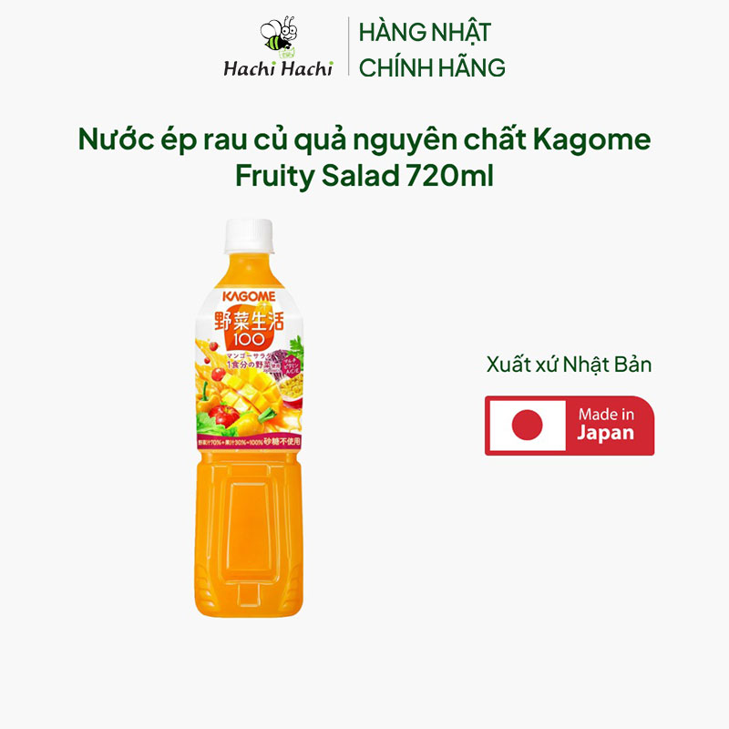 Nước ép rau củ quả nguyên chất Kagome Fruity Salad 720ml thương hiệu KAGOME