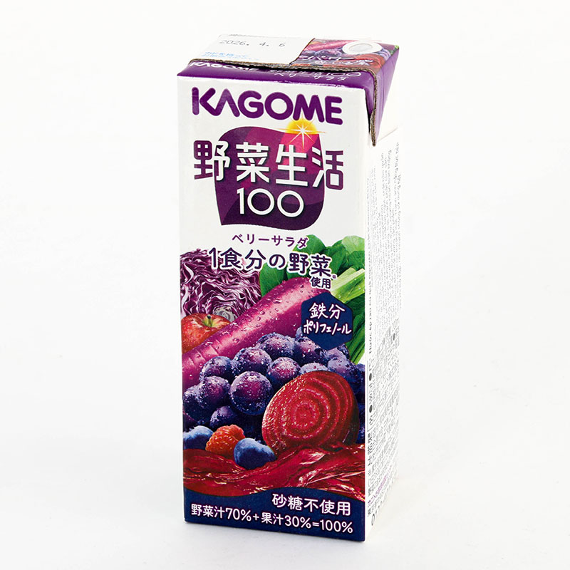 Nước ép rau củ quả nguyên chất Kagome Berry Salad 200ml thương hiệu KAGOME