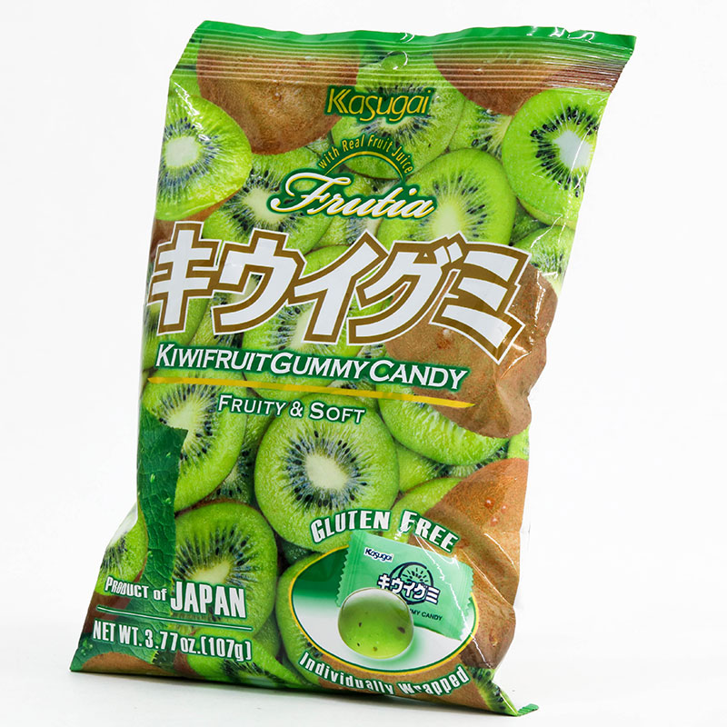 Kẹo dẻo Nhật Bản Kasugai vị Kiwi 107g thương hiệu KASUGAI SEIKA