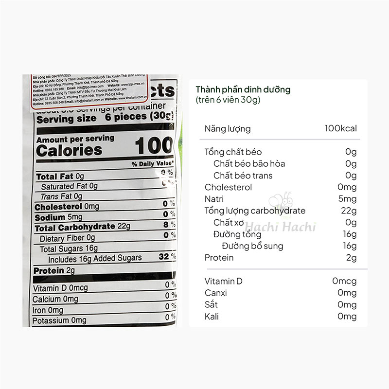 Kẹo dẻo Nhật Bản Kasugai vị Kiwi 107g thương hiệu KASUGAI SEIKA