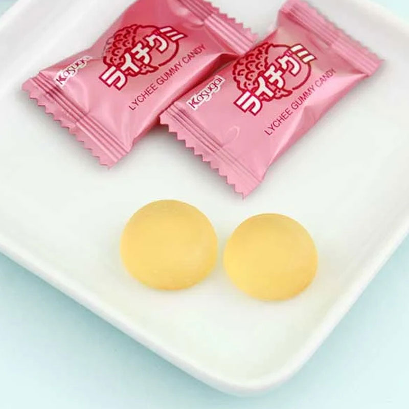Kẹo dẻo Nhật Bản Kasugai vị vải 102g thương hiệu KASUGAI SEIKA