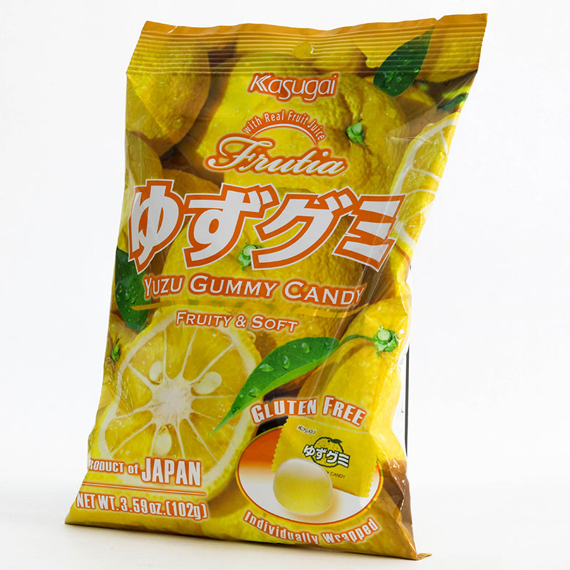 Kẹo dẻo Nhật Bản Kasugai vị quýt Yuzu 102g thương hiệu KASUGAI SEIKA