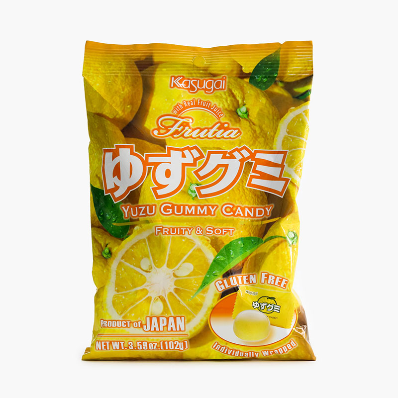 Kẹo dẻo Nhật Bản Kasugai vị quýt Yuzu 102g