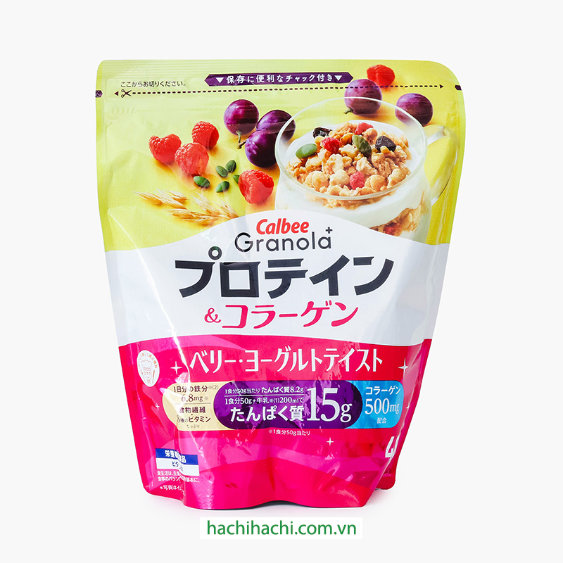 TPBS: Ngũ cốc Calbee bổ sung Collagen và Protein 400g thương hiệu CALBEE