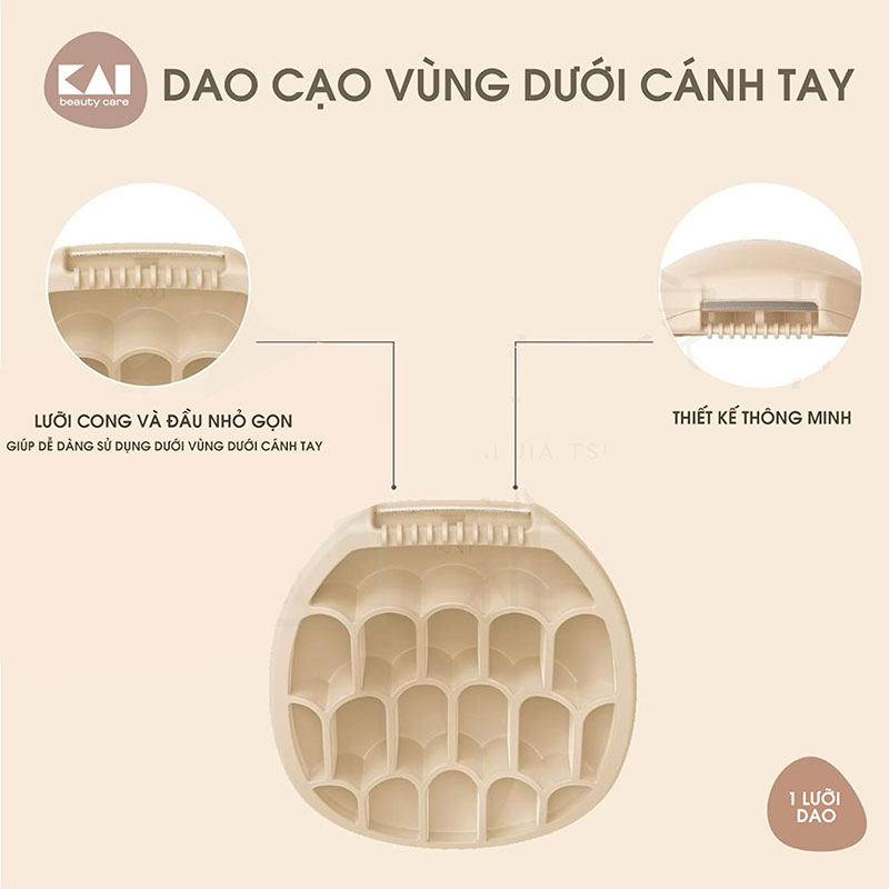 Dao cạo lông vùng dưới cánh tay Kai Miness Ga-0133 (1 cái) thương hiệu KAI