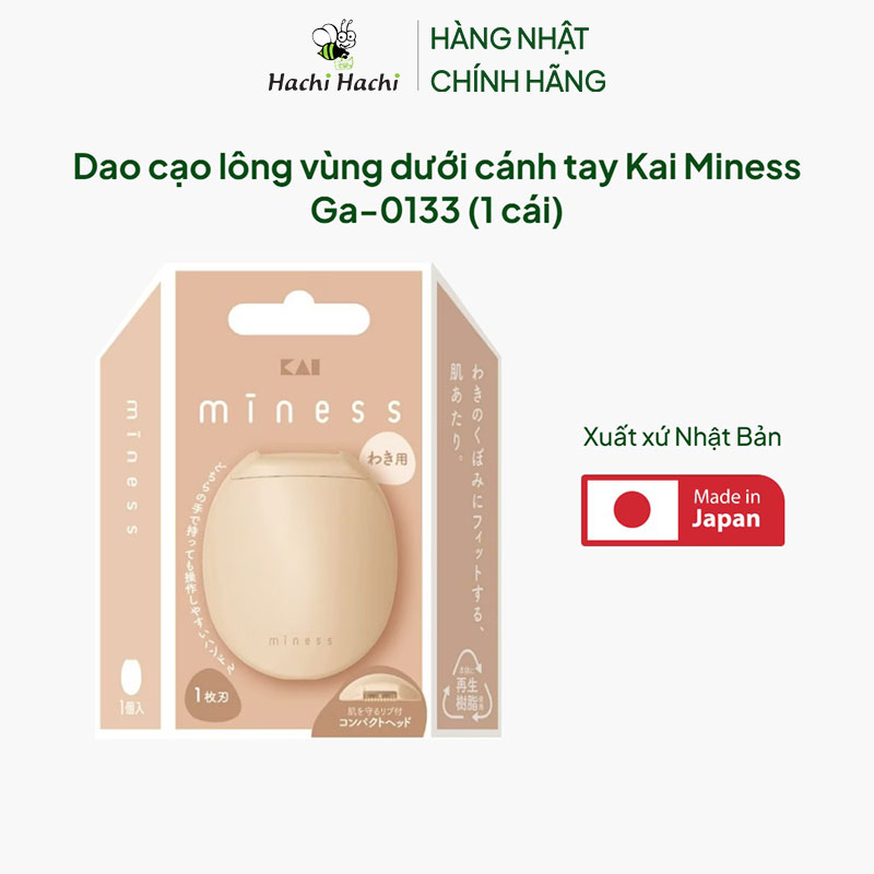 Dao cạo lông vùng dưới cánh tay Kai Miness Ga-0133 (1 cái) thương hiệu KAI