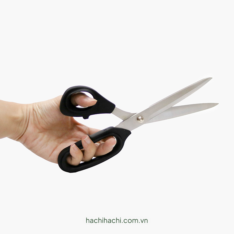 Kéo bếp Kai lưỡi thép không gỉ N5250 Black 25cm thương hiệu KAI