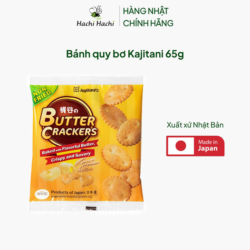 Bánh quy bơ Kajitani 65g thương hiệu KAJITANI