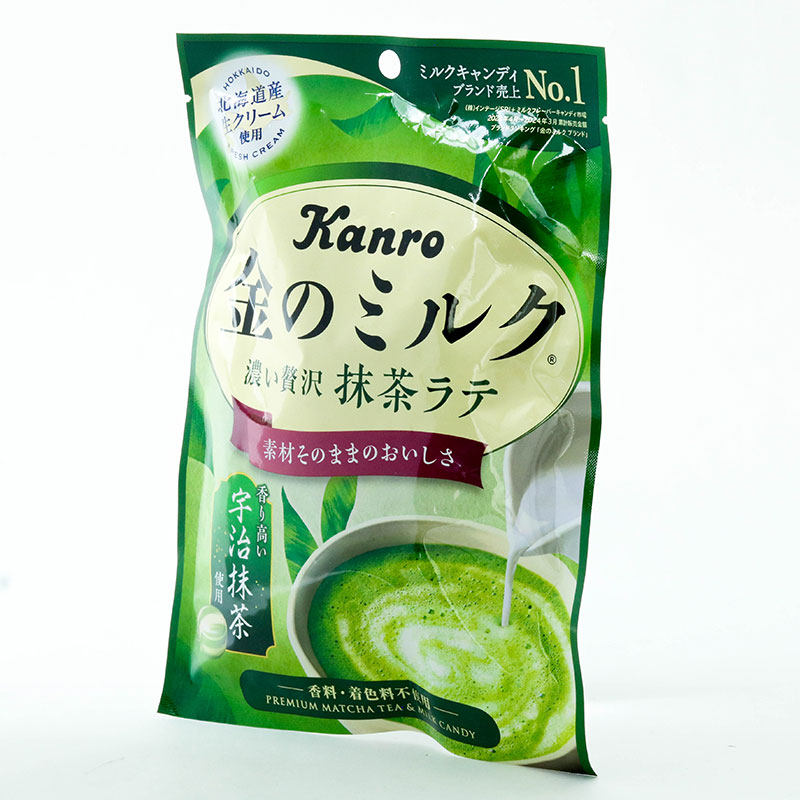 Kẹo sữa Matcha Latte Nhật Bản cao cấp Kanro 61g thương hiệu KANRO