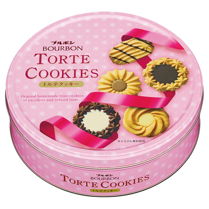 Bánh quy Torte Bourbon hộp thiếc 60 cái (310.8g) thương hiệu BOURBON