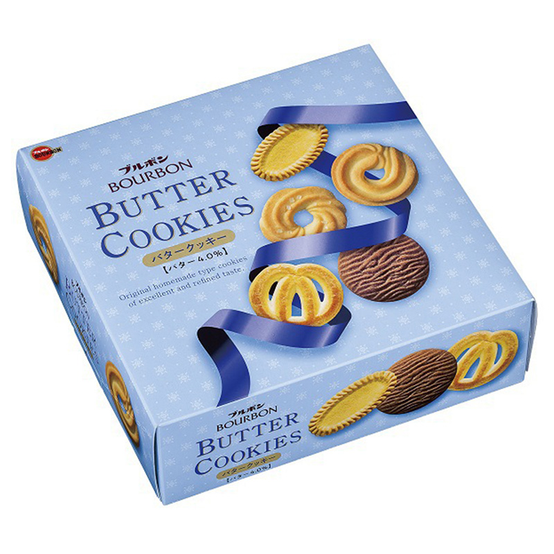 Bánh quy Butter Bourbon hộp thiếc 60 cái (297.6g) thương hiệu BOURBON