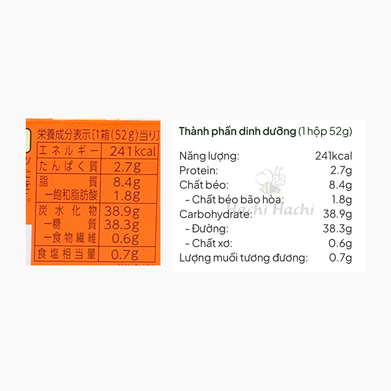 Bánh Bourbon đậu phộng bơ 52g thương hiệu BOURBON