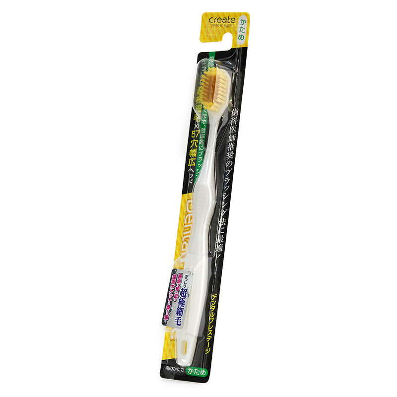 Bàn chải đánh răng Nhật Bản đầu rộng Dental Prestige Create (Lông Cứng) thương hiệu 