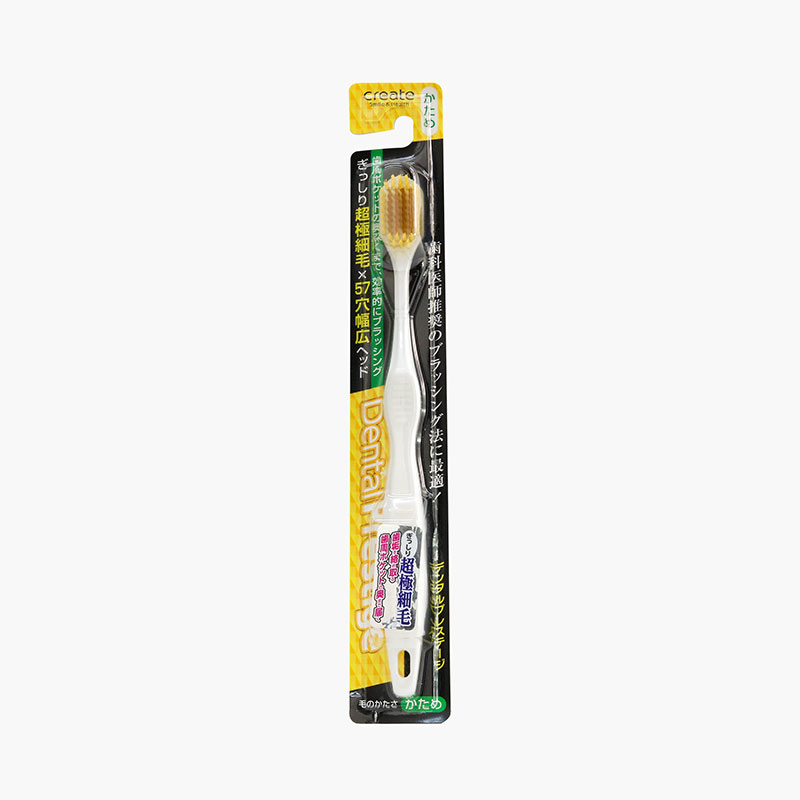 Bàn chải đánh răng Nhật Bản đầu rộng Dental Prestige Create (Lông Cứng)