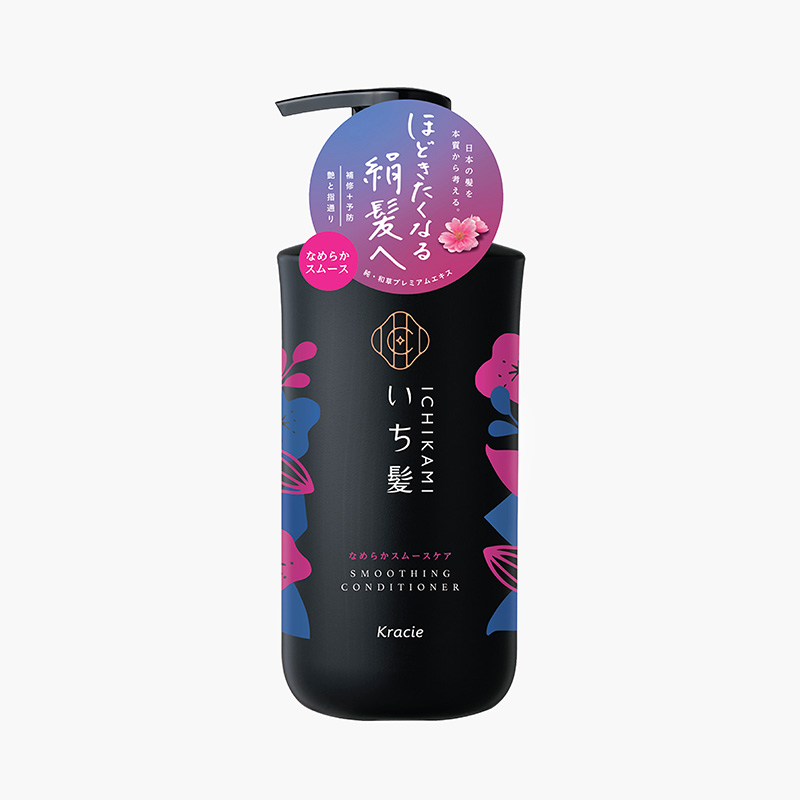 Dầu xả tóc Nhật Bản Ichikami dưỡng tóc suôn mượt Smoothing Kracie 480g