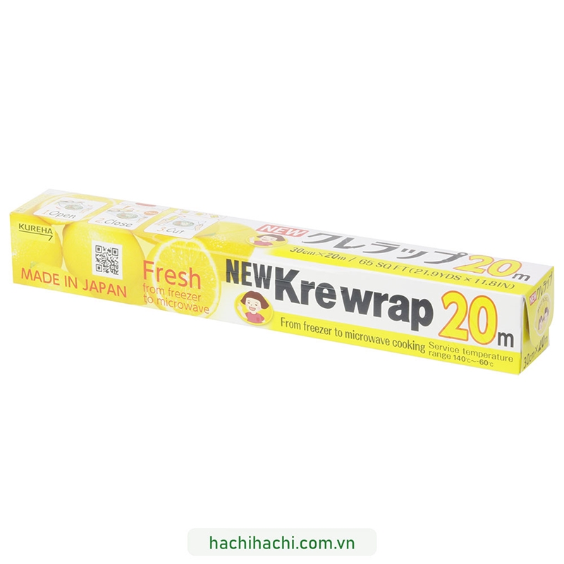 Màng bọc thực phẩm Nhật Bản Kureha 30cmx20m  thương hiệu 