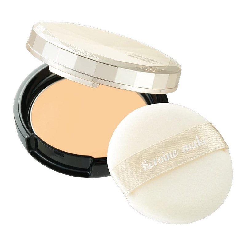 Phấn phủ chống nắng  siêu che phủ Kissme Heroine 4.8g (Beige tự nhiên) thương hiệu 
