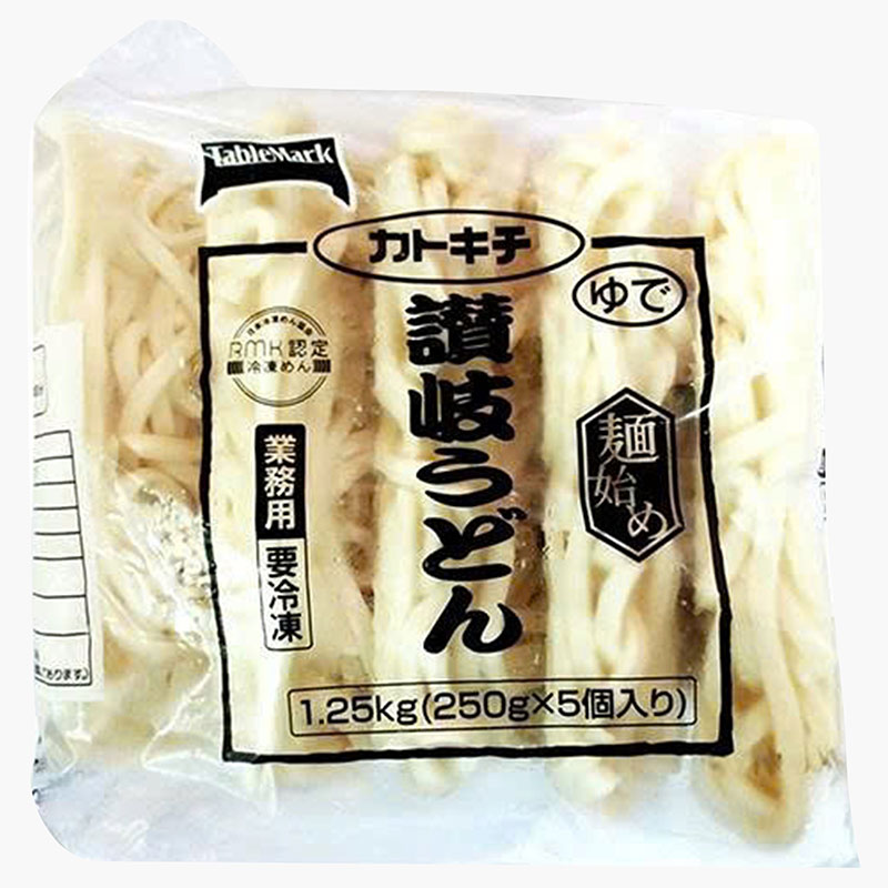 Mì Udon luộc đông lạnh Nhật Bản Katokichi Sanuki (1.25kg) thương hiệu TABLE MARK