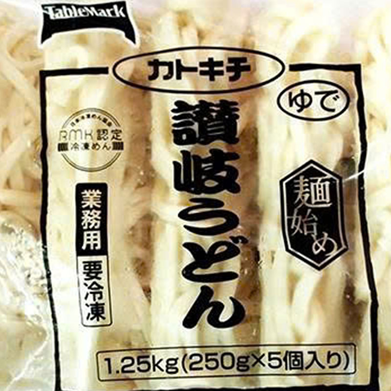 Mì Udon luộc đông lạnh Nhật Bản Katokichi Sanuki (1.25kg) thương hiệu TABLE MARK