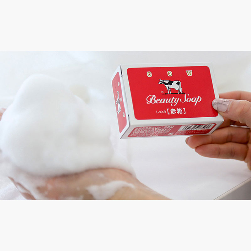 Xà phòng, xà bông cục đa năng Nhật Bản Cow Beauty Soap 90g thương hiệu COW SOAP