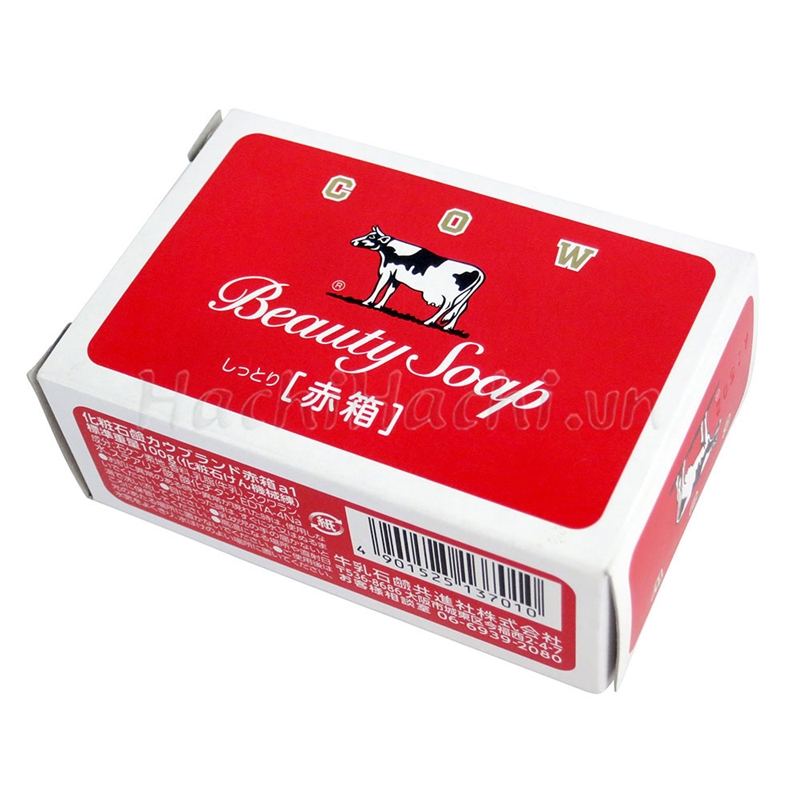 Xà bông Beauty Soap Cow Brand Red Box (100g) thương hiệu COW SOAP