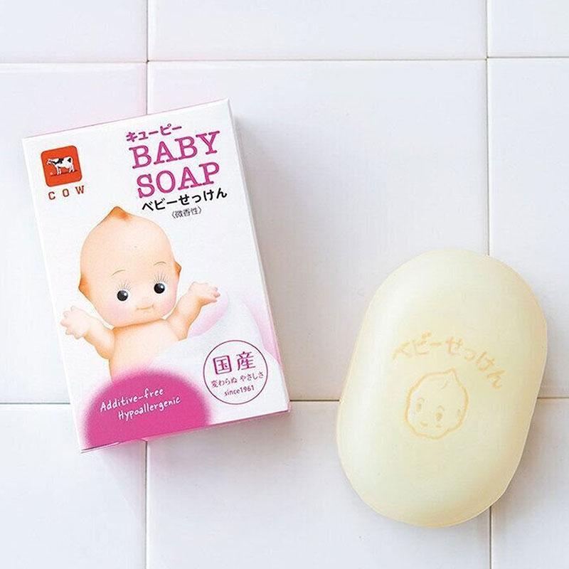 Xà phòng trẻ em dịu nhẹ Cow Baby Soap 90g thương hiệu COW SOAP