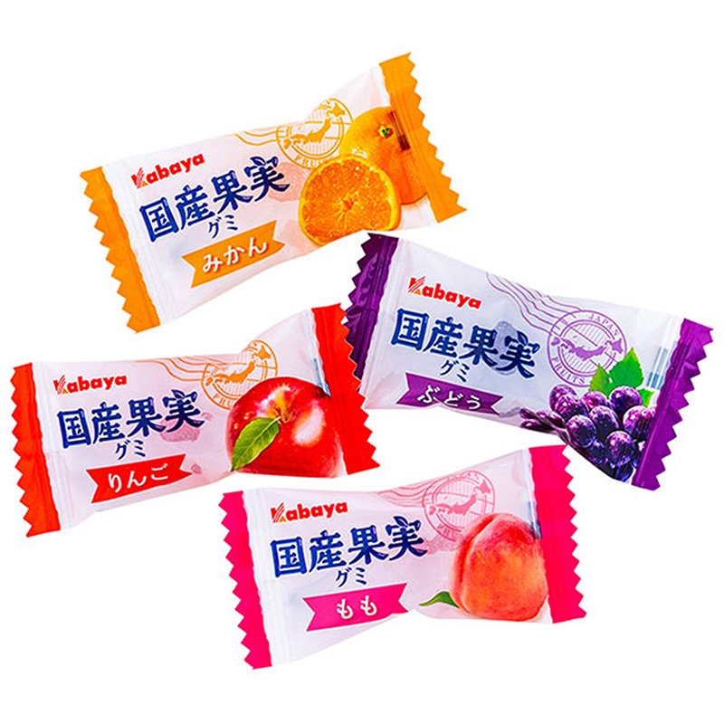 Kẹo dẻo trái cây quốc sản Nhật Bản Kabaya 140g thương hiệu KABAYA SHOKUHIN