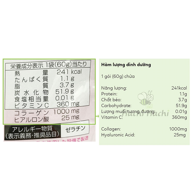 Kẹo mềm hương hoa hồng Beauty Rose Kracie 60g  thương hiệu KRACIE