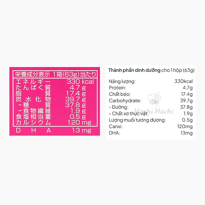 Bánh quy ăn dặm Nhật Bản hình thú vị bơ GINBIS 63g thương hiệu GINBIS