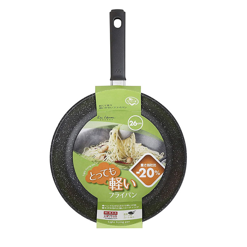 Chảo bếp chống dính đá hoa cương KAI, CHO KARUI IH FRYPAN - 26cm, DW5629, dùng được bếp từ thương hiệu KAI