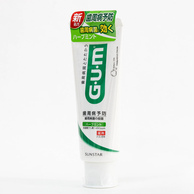 Kem đánh răng Nhật Bản Sunstar Gum LB - Hương bạc hà thảo mộc 120g thương hiệu SUNSTAR
