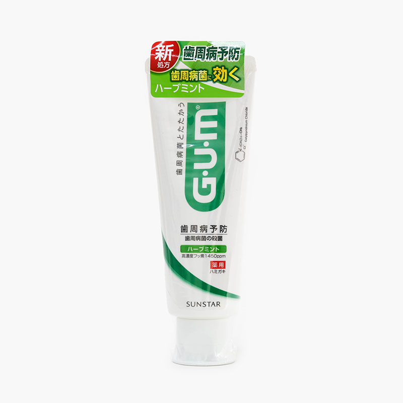 Kem đánh răng Nhật Bản Sunstar Gum LB - Hương bạc hà thảo mộc 120g
