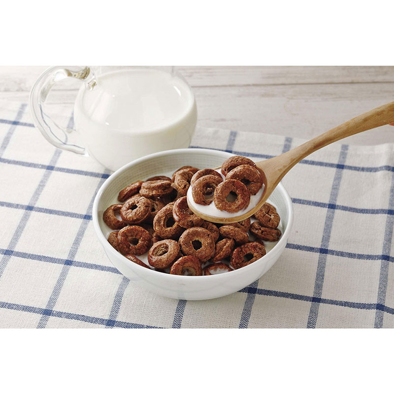 TPBS: Ngũ cốc dinh dưỡng Nissin Ciscorn Choco Ring 150g, bổ sung sắt, canxi, vitamin, lợi khuẩn thương hiệu NISSIN