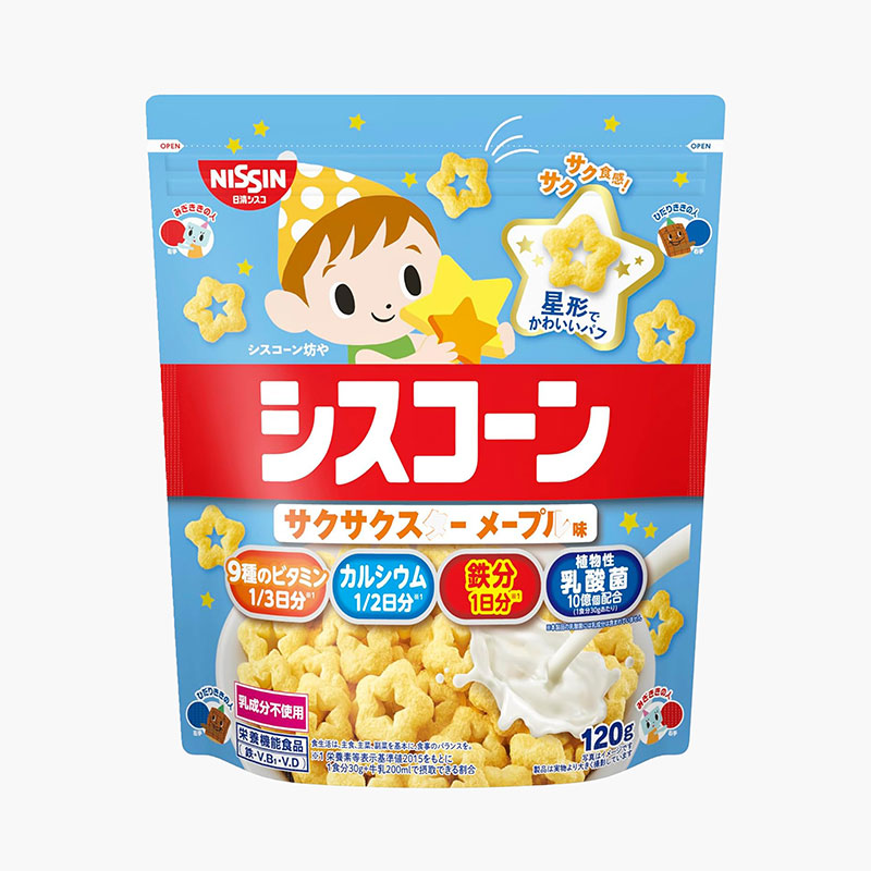 TPBS: Ngũ cốc dinh dưỡng Nhật Bản Nissin Ciscorn vị siro cây phong 120g