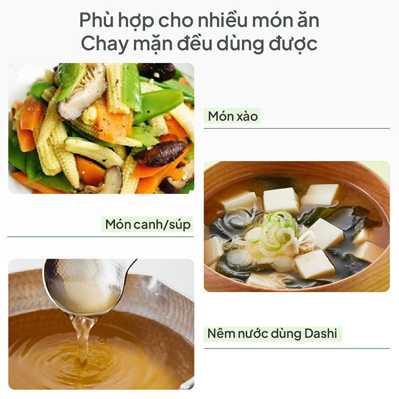 Bột nêm Dashi tảo bẹ Kombu Shimaya 42g (6gx7 gói), sử dụng tảo bẹ đặc sản Hokkaido Nhật Bản thương hiệu SHIMAYA