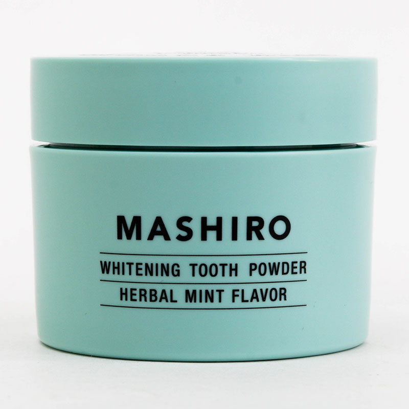 Bột đánh răng làm trắng răng Nhật Bản giảm hôi miệng Mashiro hương thảo mộc bạc hà 30g thương hiệu 