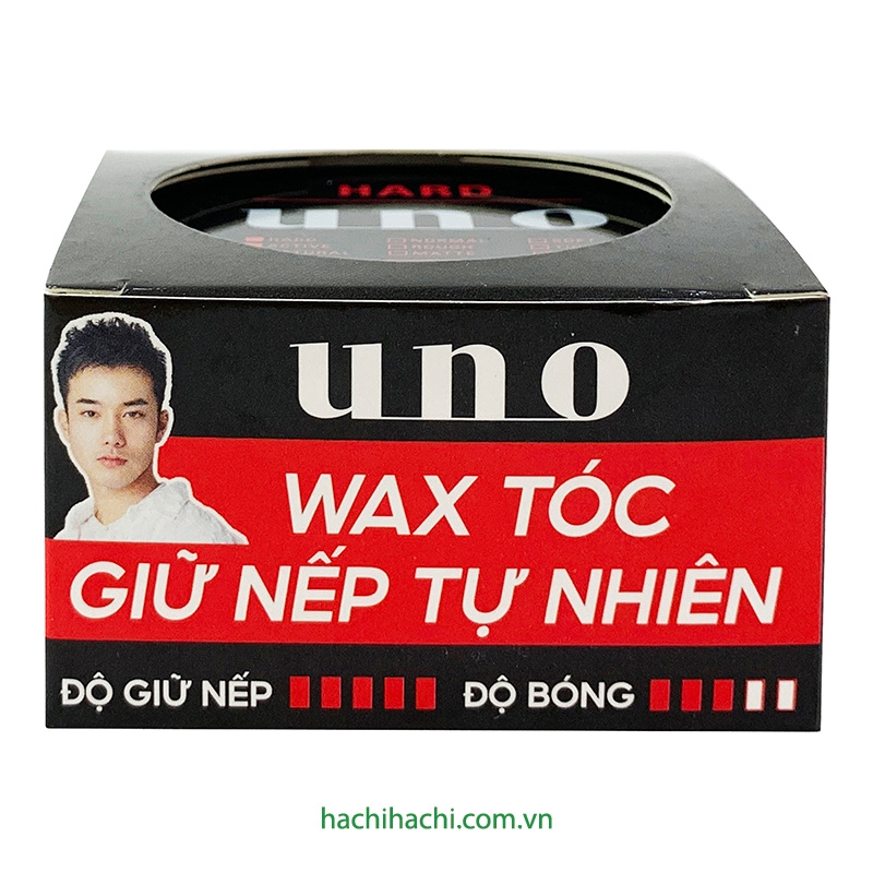 Sáp vuốt tóc tạo kiểu giữ nếp tự nhiên UNO Hard 80g thương hiệu 