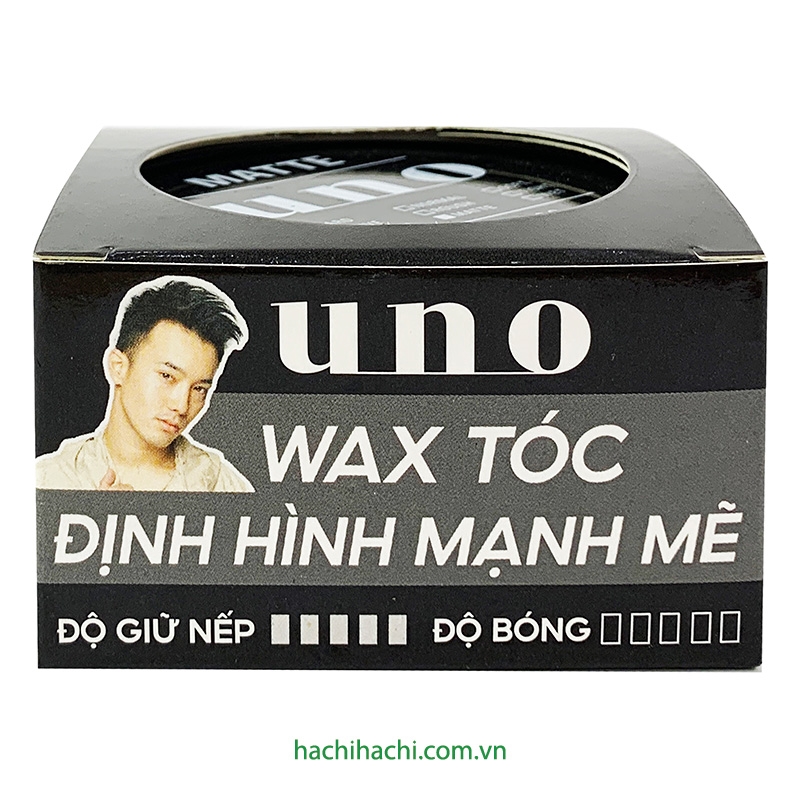 Sáp vuốt tóc tạo kiểu định hình mạnh mẽ UNO Matte 80g thương hiệu 