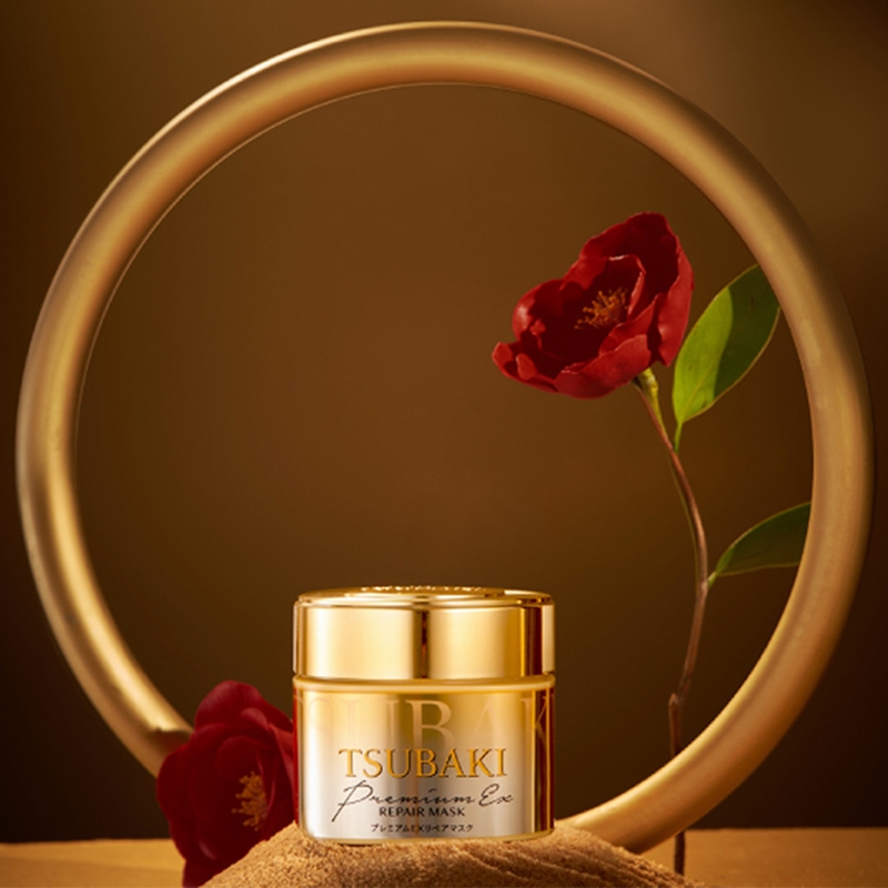 Mặt nạ ủ tóc cao cấp phục hồi hư tổn Tsubaki Shiseido 180g  thương hiệu TSUBAKI