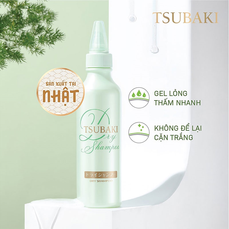 Dầu Gội Khô Nhật Bản Tsubaki 180ml  thương hiệu TSUBAKI