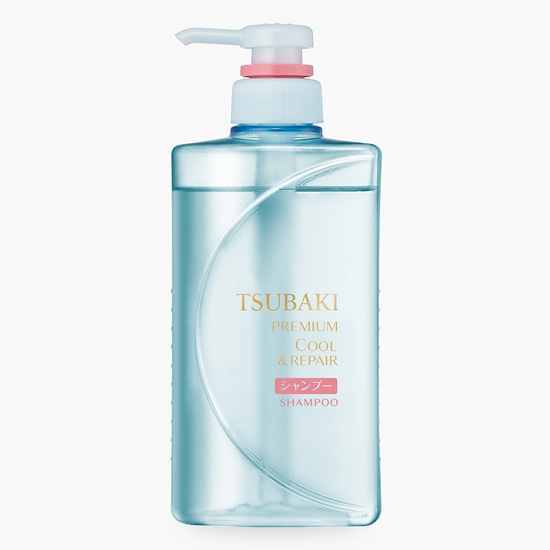 Bộ gội xả sạch dầu mát lạnh Tsubaki premium cool 490ml thương hiệu TSUBAKI