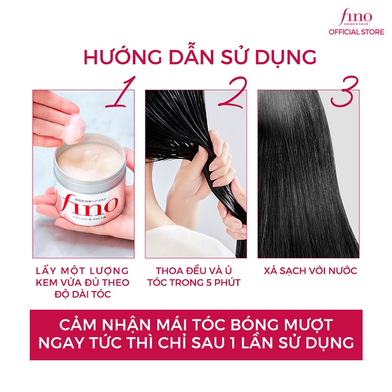 Kem ủ tóc Nhật Bản cao cấp Shiseido Fino premium touch 230g thương hiệu SHISEIDO